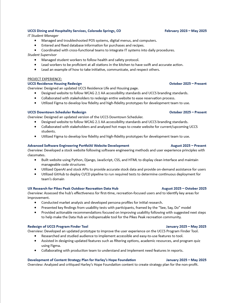 Jessica Webb Resume - Page 2